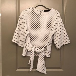 Zara Polka Dot Blouse
